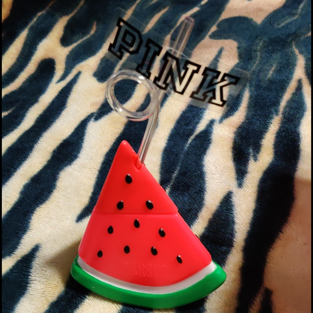 Pink water bottle